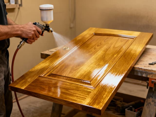 Wood Polishing Work